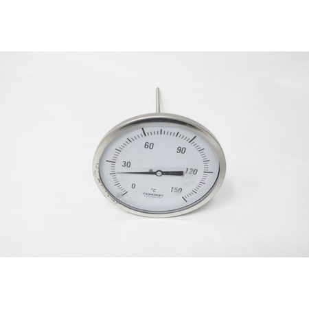 Ashcroft 5IN 1/2IN 6IN 0-150C NPT BIMETAL THERMOMETER E/22